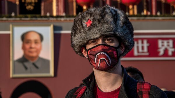 Dünya genelinde koronovirüse karşı takılan maskeler - Sputnik Türkiye
