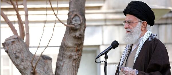 İran dini lideri Ayetullah Ali Hamaney - Sputnik Türkiye