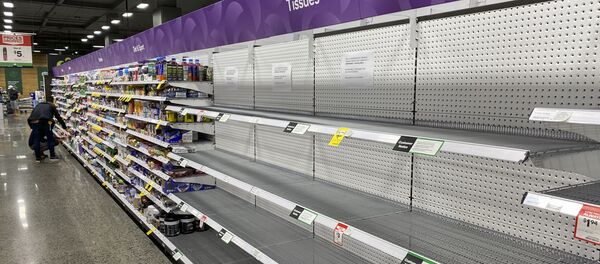Avustralya'da koronavirüs endişesi nedeniyle tuvalet kağıdı stokları tükendi - Sputnik Türkiye