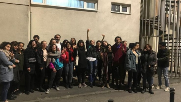 8 Mart'ta gözaltına alınan kadınlar - Sputnik Türkiye