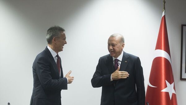Erdoğan ile Stoltenberg - Sputnik Türkiye