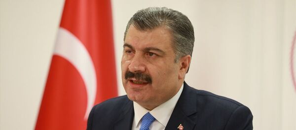 Sağlık Bakanı Fahrettin Koca, düzenlediği basın toplantısında Türkiye’deki ilk koronavirüs vakasını açıkladı. - Sputnik Türkiye