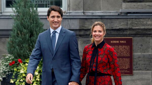 Kanada Başbakanı Justin Trudeau, eşi Sophie Trudeau - Sputnik Türkiye
