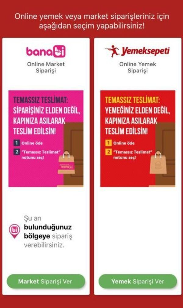 Yemeksepeti'nden koronavirüs nedeniyle 'temassız teslimat' uygulaması - Sputnik Türkiye