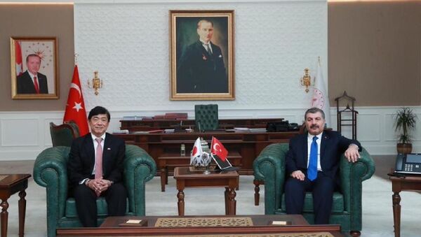 Sağlık Bakanı Koca, Japonya'nın Ankara Büyükelçisi ile görüştü - Sputnik Türkiye