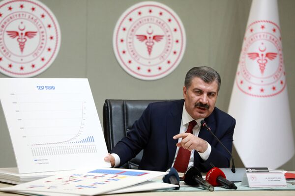 Türkiye'de koronavirüsten can kaybı 277 oldu: Toplam vaka sayısı 15 bin 679 - Sputnik Türkiye