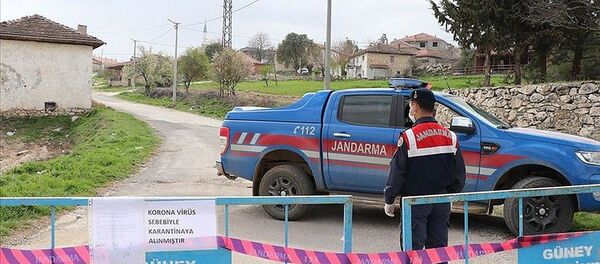 Karantina - jandarma - Sputnik Türkiye