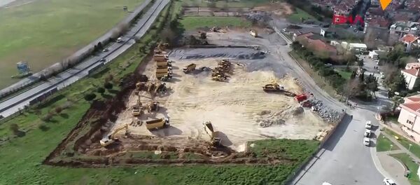 Atatürk Havalimanı ve Sancaktepe’ye kurulacak hastaneler için yapılan çalışmalar görüntülendi - Sputnik Türkiye