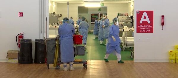 İtalya’da görev yapan Rus doktorlar - Sputnik Türkiye