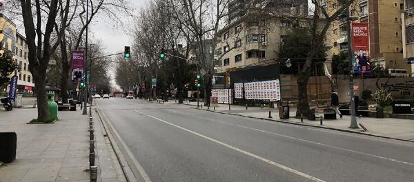 Boş sokak görüntüsü - Sputnik Türkiye