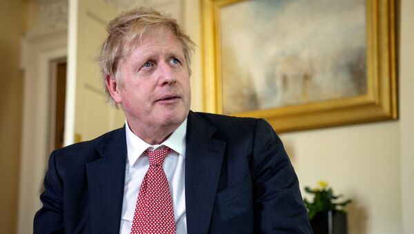 Taburcu edilen İngiltere Başbakanı Boris Johnson sağlık çalışanlarına teşekkür etti. - Sputnik Türkiye