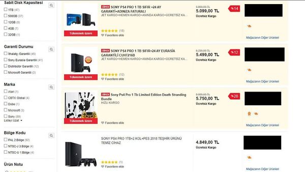 PlayStation 4 fiyatları bazı sitelerde iki katına çıktı - Sputnik Türkiye