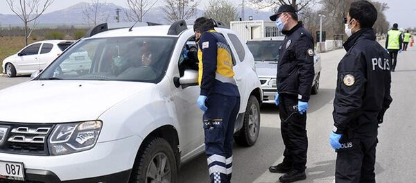 Polis kontrolü, yol kontrolü, denetim - Sputnik Türkiye