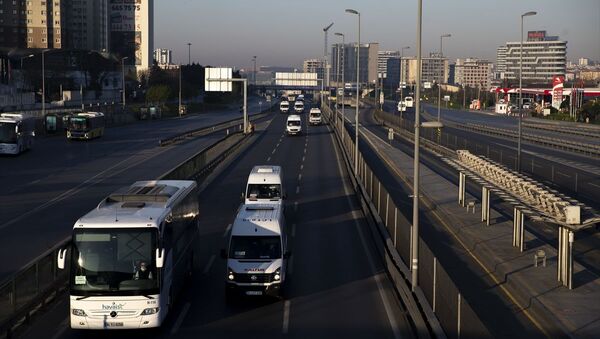 İstanbul'da sokağa çıkma kısıtlaması - Sputnik Türkiye