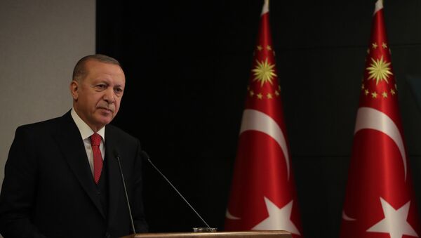Erdoğan: Kritk ilaçların üretimine yerli firmalarımız da başladı. N-95 ve N-99 maskelerinin testleri bitti, en kısa sürede üretime başlıyoruz.  - Sputnik Türkiye