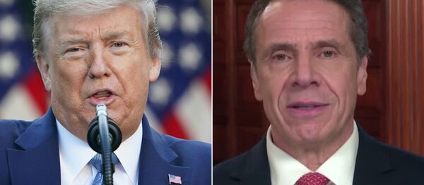 Trump ve New York Valisi Cuomo - Sputnik Türkiye
