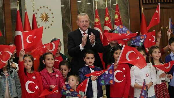 Cumhurbaşkanı Recep Tayyip Erdoğan-23 Nisan - Sputnik Türkiye