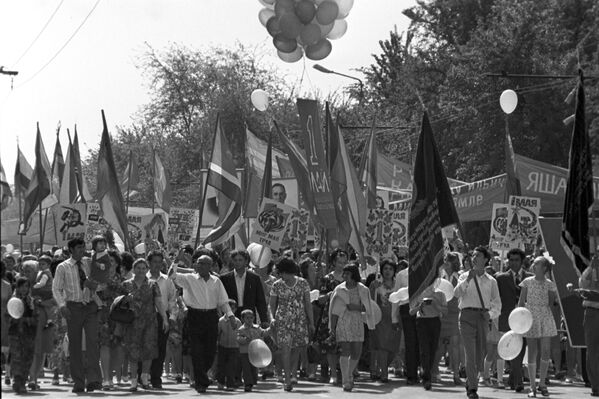 SSCB'de 1 Mayıs kutlamaları - Sputnik Türkiye