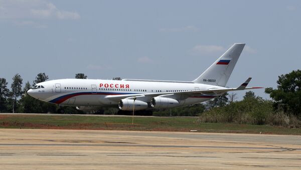 Rusya Devlet Başkanı Vladimir Putin'in uçağı Brezilya'da. - Sputnik Türkiye