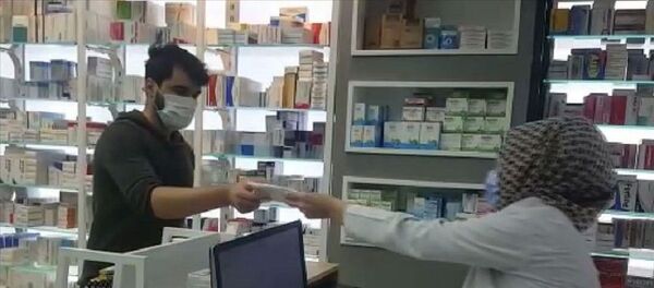 Eczane, maske - Sputnik Türkiye