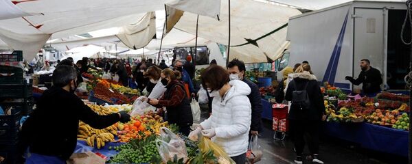 İstanbul, pazar, alışveriş, koronavirüs tedbirleri - Sputnik Türkiye