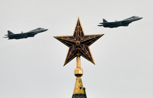  Rus beşinci nesil Su-57 avcı uçakları - Sputnik Türkiye