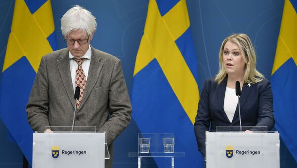 İsveç Sağlık ve Sosyal İşler Bakanı Lena Hallengren (sağda) - Sputnik Türkiye