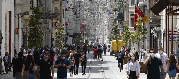 Türkiye - koronavirüs - İstiklal Caddesi - Sputnik Türkiye