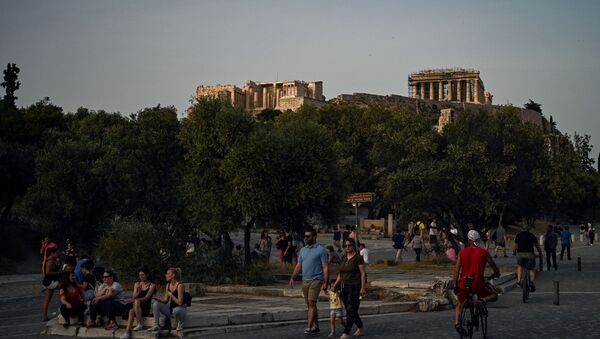 Yunanistan'da Akropolis yeniden ziyarete açıldı  - Sputnik Türkiye