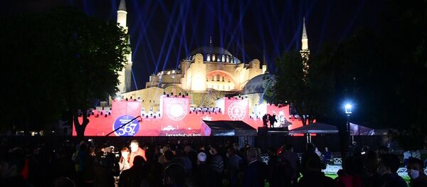 Ayasofya'da Fetih Suresi okundu - Sputnik Türkiye