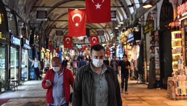 Koronavirüs - İstanbul - maske - Sputnik Türkiye