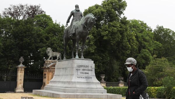 Belçika Kralı 2. Leopold heykeli - Sputnik Türkiye