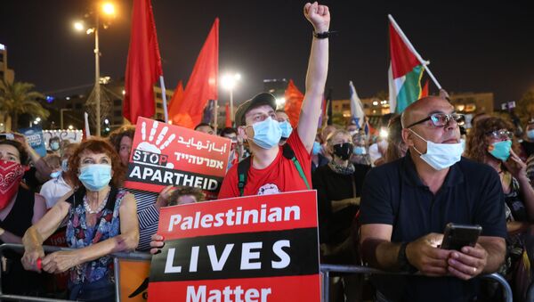 İsrail’de halk Başbakan Benyamin Netanyahu’nun Yahudi yerleşim birimleri ve Ürdün Vadisi'ni ilhak planını protesto etti. - Sputnik Türkiye