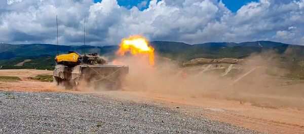 Yunanistantan, Türkiye sınırı, tatbikat Yunanistantan, Türkiye sınırı, tatbikat - Sputnik Türkiye