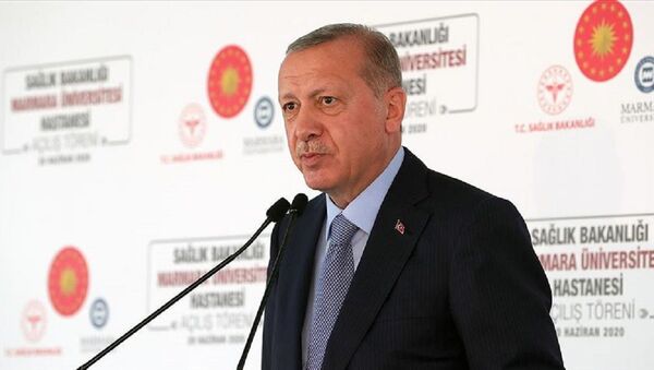Erdoğan, Sağlık Bakanlığı Marmara Üniversitesi Hastanesi açılış töreni - Sputnik Türkiye