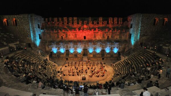Aspendos Antik Tiyatrosu’nda gerçekleştirilen ‘Yabancı Misyon Özel Konseri - Sputnik Türkiye