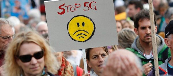 Belçika, 5G protestosu Belçika, 5G protestosu - Sputnik Türkiye