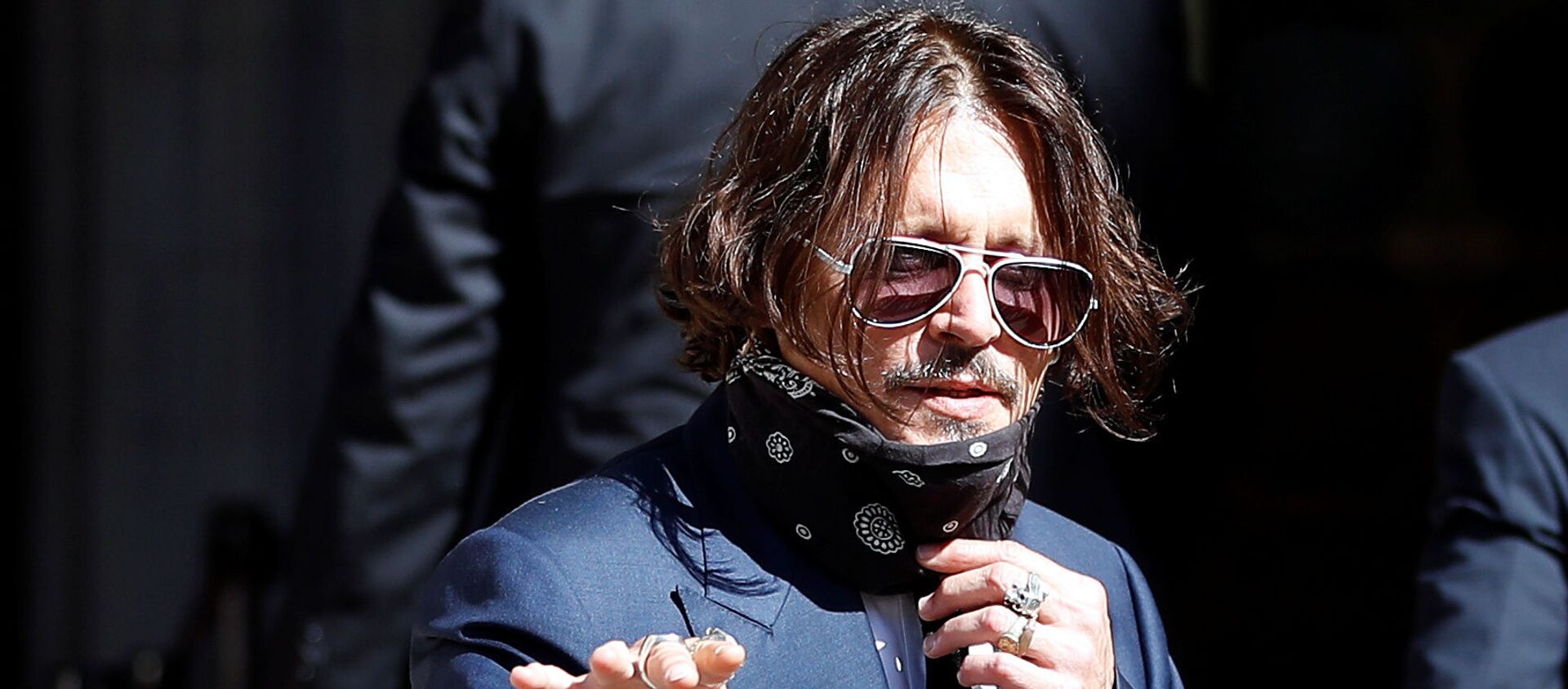 Actor Johnny Depp arrives at the High Court in London, Britain July 7, 2020. REUTERS/Peter Nicholls - Sputnik Türkiye, 1920, 07.07.2020