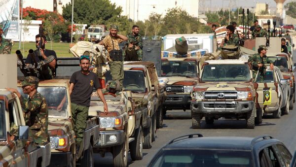 Bingazi - Halife Hafter liderliğindeki Libya Ulusal Ordusu - Sputnik Türkiye