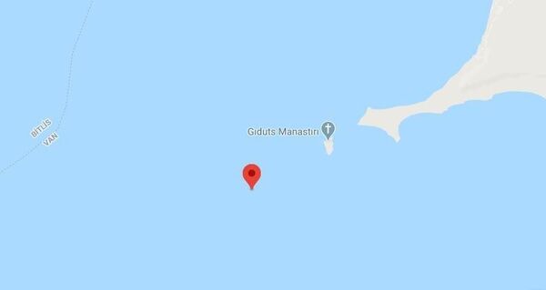 Van Gölü'nde batan tekne 107 metre derinlikte bulundu - Sputnik Türkiye